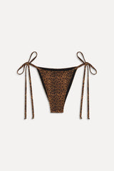 X Bella Hadid Mackenzie String Bikini Bottom - Lucky Leopard