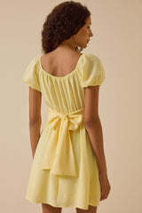 Delilah Crossover Mini Dress