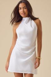 Sunny Satin Mini Dress