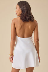 Sunny Satin Mini Dress
