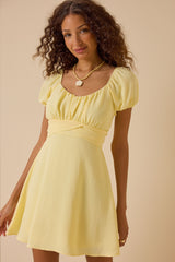 Delilah Crossover Mini Dress