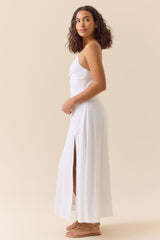Margaret Linen Maxi Dress