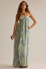 Harvey Ruffle Maxi Dress