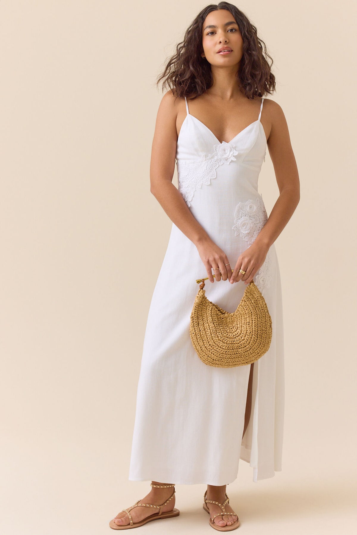 Margaret Linen Maxi Dress